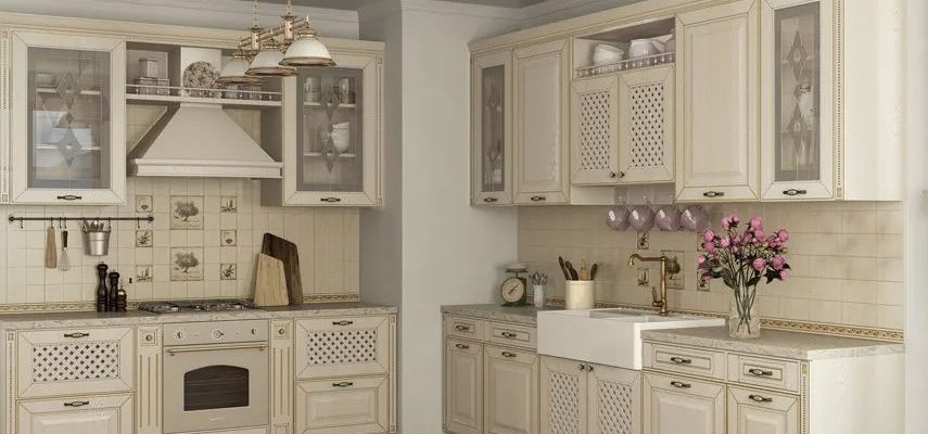 Фасады из МДФ для кухни в прованском стиле